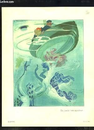 Une reproduction d'aquarelle " La Voix des Sirènes"