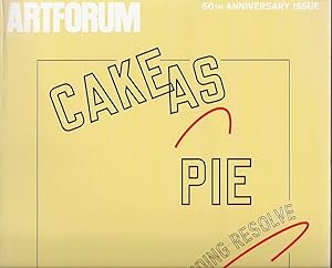 ARTFORUM International - September 2012 : 50th Anniversary Issue - Cake as Pie Pending Resolve