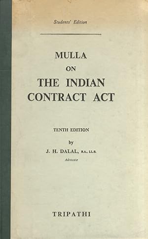 Mulla on the Indian Contract Law. Students'tenth edition.