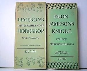 Konvolut aus 2 Bänden! 1. Jamesons immerwährendes Horoskop - Eine Horoskopologie. 2. Egon Jameson...