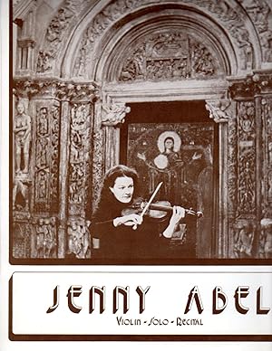 Jenny Abel performs Unaccompanied Violin Music of Henze, J.S. Bach, and Bartok [LP VINYL RECORD]