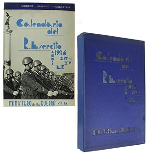 CALENDARIO DEL R.ESERCITO - Anni 1936 XIV-XV E.F.: