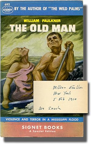 The Old Man (First Separate Edition, inscribed by Faulkner in 1950 to his publisher)