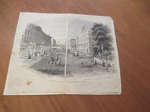 The Parades With The Regent Hotel (Original Engraving)