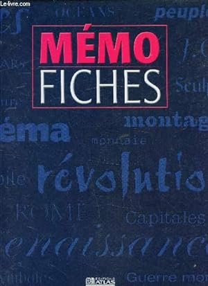 Classeur Mémo fiches - Histoire - Géographie - Société - Sciences et techniques - Faune & Flore -...