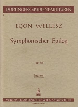 Symphonic Epilogue, Op.108 - Study Score