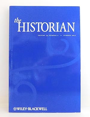 The Historian Volume 74 Number 2 Summer 2012