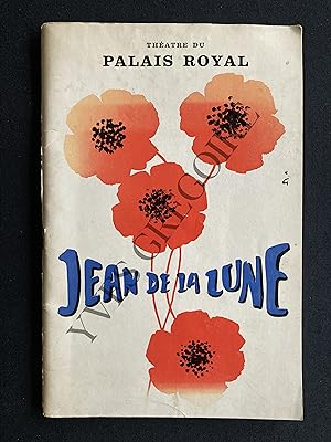 JEAN DE LA LUNE-PROGRAMME THEATRE DU PALAIS ROYAL