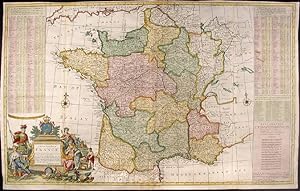 A New and Exact Map of France Dividid into all its Provinces and Acquisitions, according to the N...