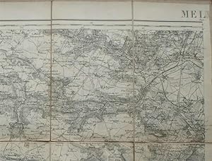 Carte d'Etat-Major - Melun est et ouest 1888