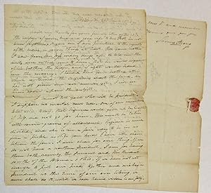 AUTOGRAPH LETTER SIGNED, DATED WASHINGTON, 29 MARCH 1824, FROM NEW YORK CONGRESSMAN JAMES STRONG ...