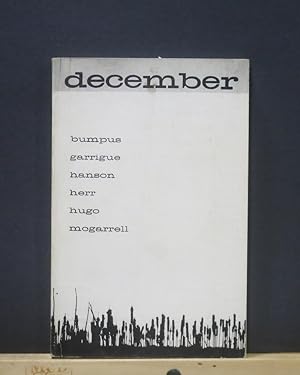 December Volume 4 #1 (A Magazine of the Arts and Opinion)