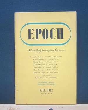 Epoch, A Quarterly of Contemporary Literature (Fall 1962)