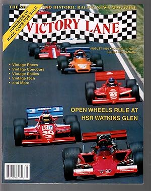 Victory Lane 8/1999-Watkins Glen-Lime Rock-Willow Springs-historic race cars pix-VF/NM
