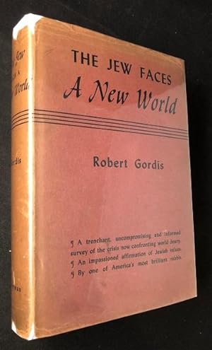 The Jew Faces a New World (FIRST PRINTING W/ DJ)