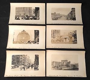 Lot of 6 (SIX) Original WWI Era Silver Gelatin Photographs of New York City (Wall Street)