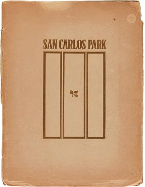 SAN CARLOS PARK [wrapper title]