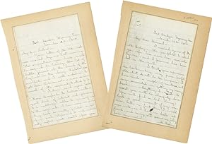[TWO AUTOGRAPH LETTERS, SIGNED, FROM COL. BRACKETT TO COL. RODENBOUGH ABOUT THEIR RESPECTIVE HIST...