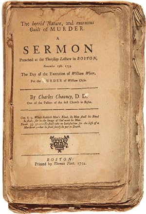 [COLLECTION OF SIX SERMONS BY CHARLES CHAUNCY, STITCHED TOGETHER AT AN EARLY DATE]