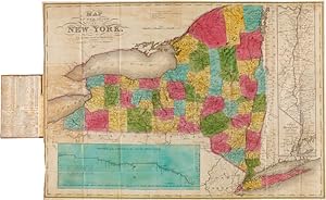 MAP OF THE STATE OF NEW YORK FROM THE BEST AUTHORITIES