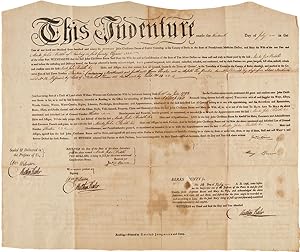 [PRINTED INDENTURE FOR A PARCEL OF LAND IN EXETER, PENNSYLVANIA]