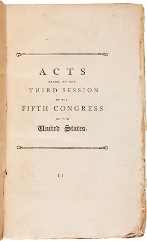 ACTS PASSED AT THE THIRD CONGRESS OF THE UNITED STATES [half title]