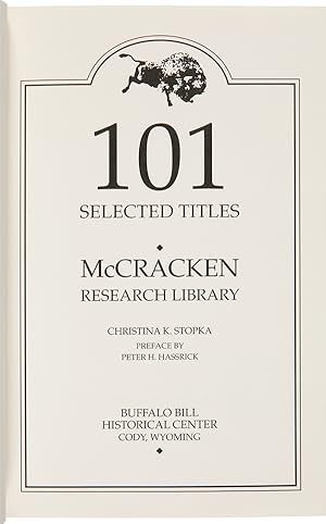 101 SELECTED TITLES. McCRACKEN RESEARCH LIBRARY