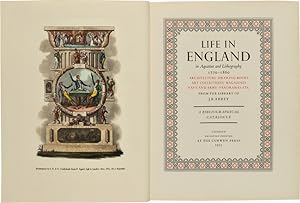 LIFE IN ENGLAND IN AQUATINT AND LITHOGRAPHY 1770 - 1860.A BIBLIOGRAPHICAL CATALOGUE