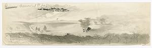 [PENCIL SKETCH OF MUNSON'S HILL, DRAWN IN 1861 FOR Harper's Weekly]