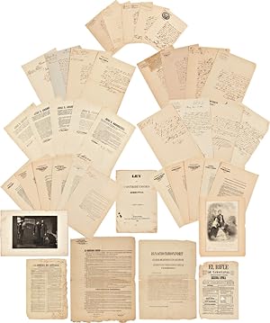 [COLLECTION OF PROCLAMATIONS AND DOCUMENTS FROM NUEVO LEÓN IN THE MID-19th CENTURY]