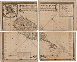 A NEW AND EXACT MAP OF THE ISLAND OF ST. CHRISTOPHER IN AMERICA, ACCORDING TO AN ACTUAL AND ACCUR...