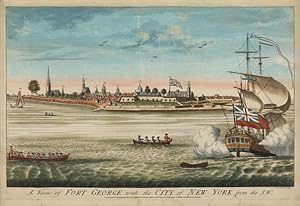 A VIEW OF FORT GEORGE WITH THE CITY OF NEW YORK FROM THE SW