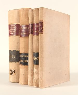 [COLLECTION OF LATE-19th-CENTURY LAWS FOR THE TERRITORY OF IDAHO]