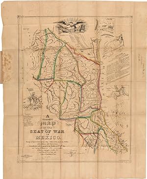 A CORRECT MAP OF THE SEAT OF WAR IN MEXICO. BEING A COPY OF GEN'L ARISTA'S MAP, TAKEN AT RESACA D...