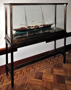 [MODEL OF THE STEAM YACHT OWNED BY J. PIERPONT MORGAN, THE CORSAIR II]