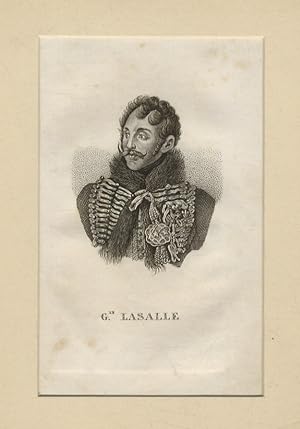 G.le Lassalle. (Ritratto a mezzo busto, di 3/4 verso sinistra, in cui il generale indossa l'unifo...