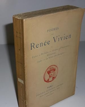 Poèmes de Renée Vivien. Paris Alphonse Lemerre. 1923.
