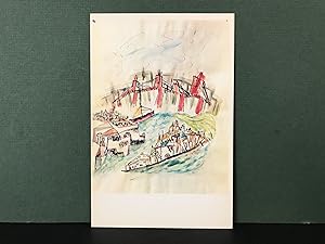 Henry Miller - Signed Art Postcard - A Bridge Somewhere [Signed]
