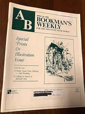 Bookmans Weekly for The Specialist Book World April 18, 1988 Special Prints and Illustration Issue