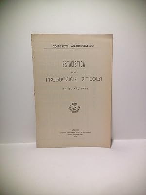 Estadística de la Producción Vitícola en el año 1924