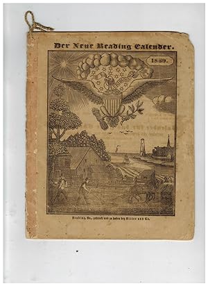 DER NEUE READING CALENDER 1869 (Title Page: DER NEUE, AMERICANISCHE LANDWIRTHSCHAFTS CALENDER 1869)