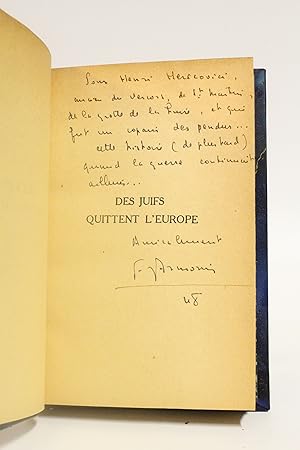 Des Juifs quittent l'Europe