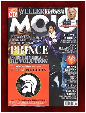 Mojo Magazine - September, 2017. Prince Cover. Bonus Cover-Mounted "Reggae Nuggets" CD Tipped On ...