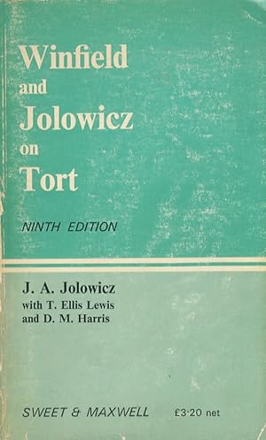 Winfield and Jolowicz on Tort. Ninth Edition.