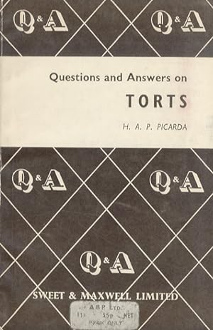 Questions and Answers on Torts.