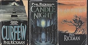 Phil Rickman Paperback Collection: Candle Night, Curfew, Man in the Moss.