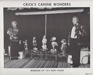Cricks Canine Wonders New Faces 1970s TV Winner Dog Act Early Publicity Photo