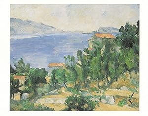 Paul Cezanne The Bay Of L'Estaque From The East Art London Art Painting Postcard