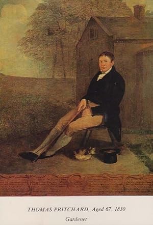 Thomas Pritchard Victorian Gardner Painting Rare Welsh Museum Postcrd s