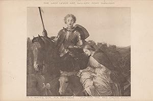 Una & The Red Cross Knight Port Sunlight Antique Painting Postcard